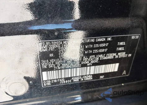 2021 Toyota Rav4 Xle z USA, uszkodzony, nr VIN 2T3W1RFV6MC095052